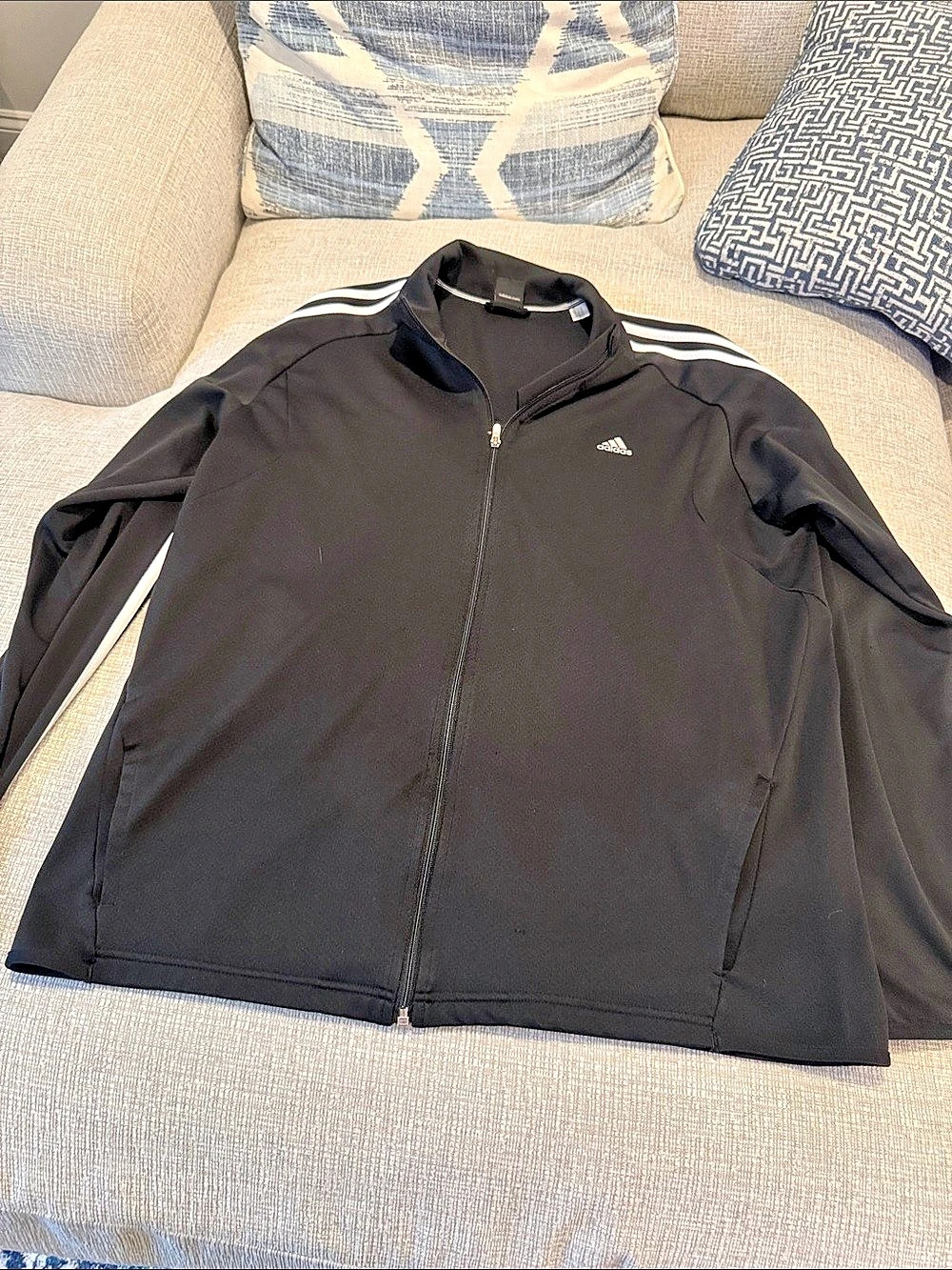 adidas Men's Black Track Jacket Size XL